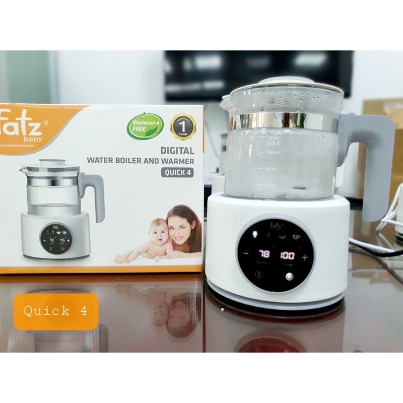 Máy Đun Và Hâm Nước Pha Sữa Điện Tử Fatz Baby Quick 1, Quick 2, Quick 3, Quick 4, Quick 5,Quick 6