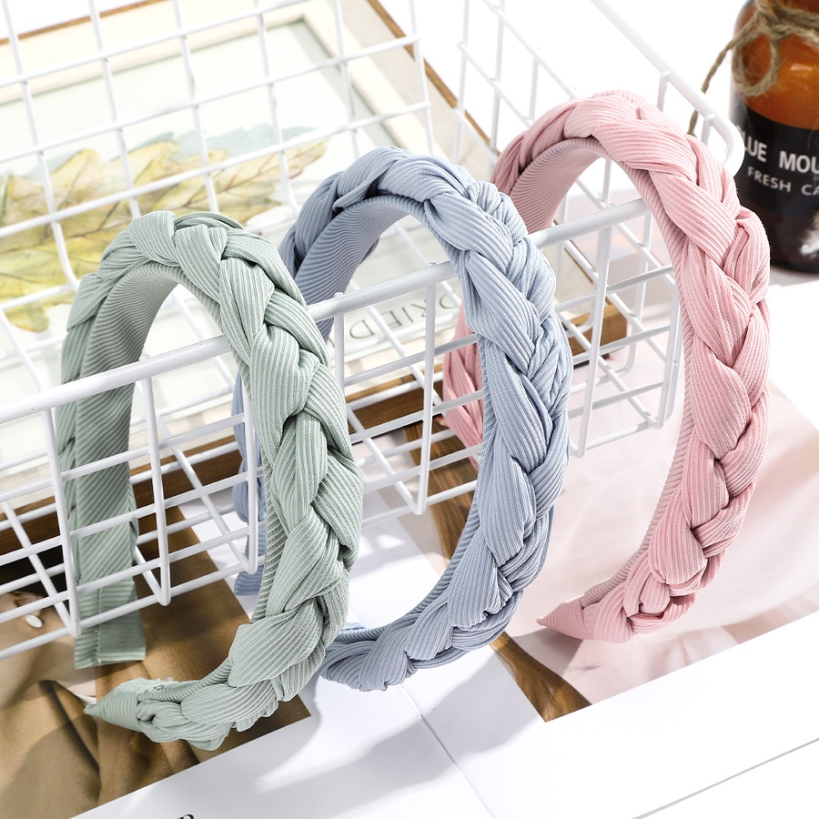 Cài tóc thiết kế thắt bím xinh xắn nhiều màu sắc tùy chọn