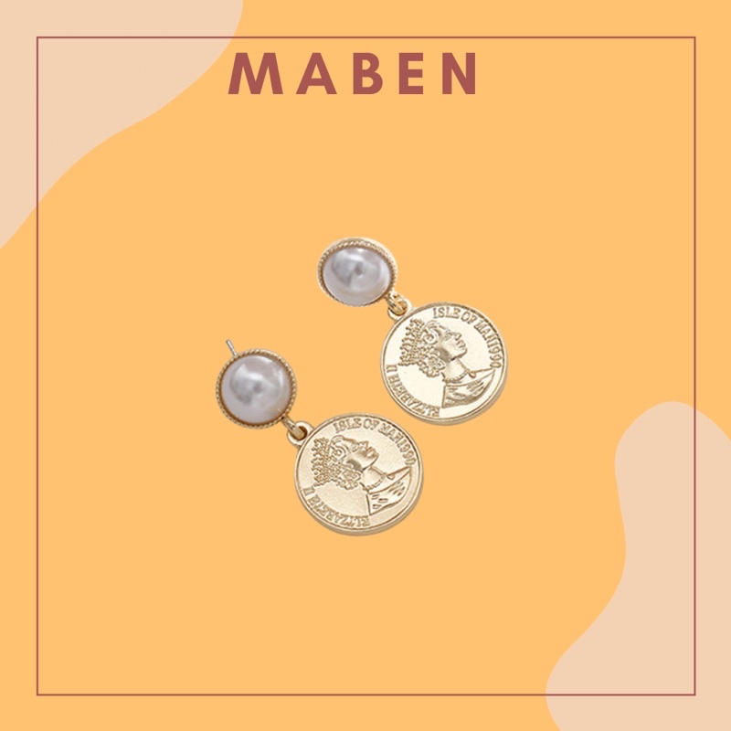 Hoa tai đính hạt phong cách châu âu - Maben