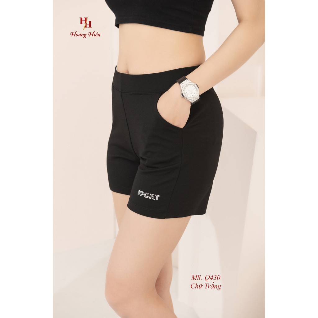 Quần đùi nữ, Quần Short thể thao, tập gym co giãn thoải mái, chất vải cao cấp. Hifa Hoàng Hiền Q430 | BigBuy360 - bigbuy360.vn