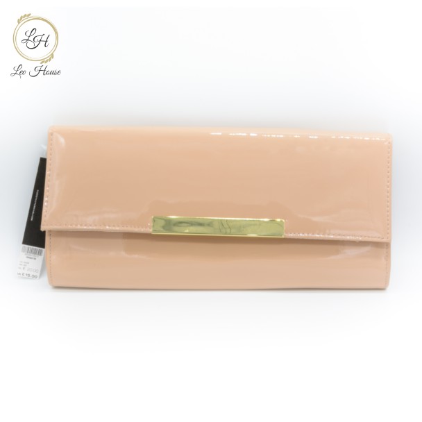 Túi xuất khẩu màu nude clutch đi tiệc Dorothy Perskins