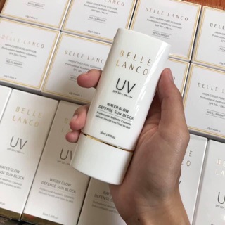 Kem Chống Nắng Belle Lanco Uv Water Glow Defense Sun BloCK SPF50+ Pa +++ 50ml-Chính Hãng