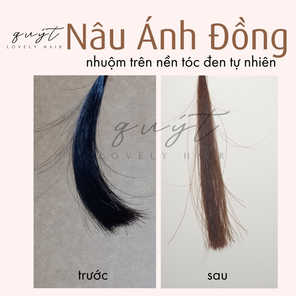 [ Q.8] THUỐC NHUỘM TÓC-NÂU ÁNH ĐỒNG-TẶNG OXY