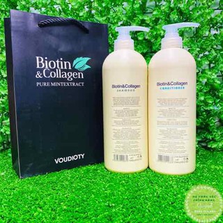 [GIÁ TỐT]♠ BỘ Dầu gội xả phục hồi và kích thích mọc tóc Biotin & Collagen ♠100ML♠