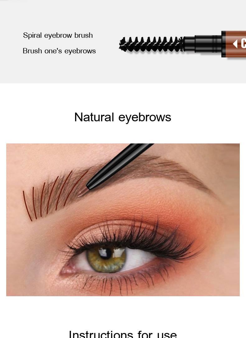 (Hàng Mới Về) Bút Kẻ Lông Mày Hai Đầu Chống Thấm Nước Và Mồ Hôi Lâu Trôi | BigBuy360 - bigbuy360.vn