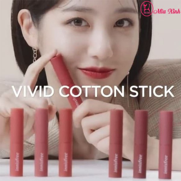 SON THỎI LỲ [Innisfree] Vivid cotton stick