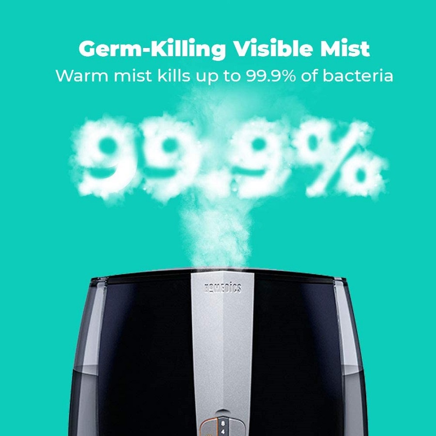 Máy tạo ẩm siêu âm khử khuẩn phun sương nóng và lạnh Homedics UHE-WM16