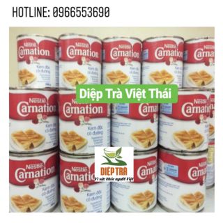 (Có clip)Sữa đặc Carnation Thái Lan chuyên pha trà sữa, cà phê
