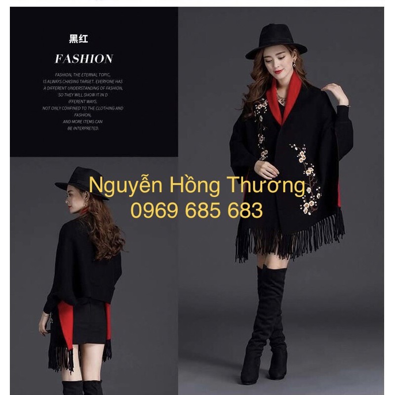 Áo Choàng khăn len dạ Hàn quốc loại 1