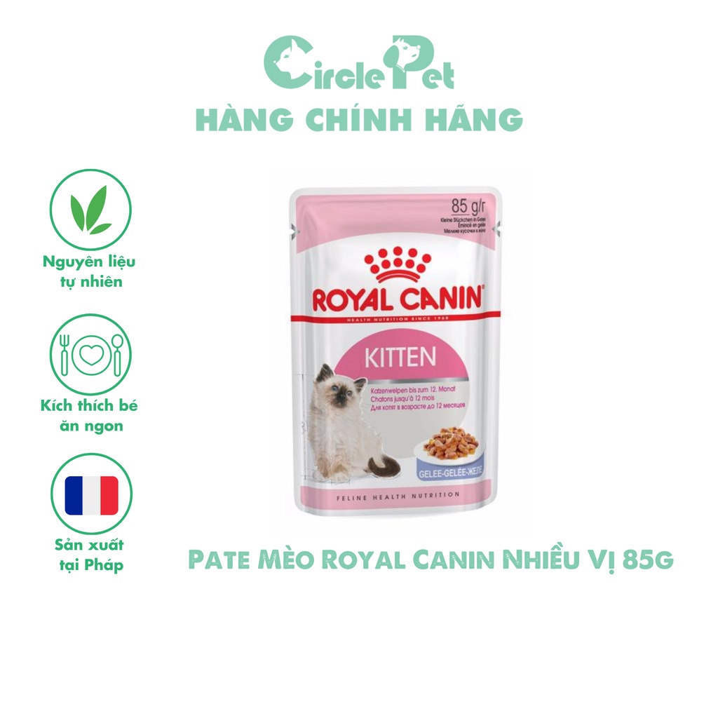 Pate Mèo Royal Canin Nhiều Vị Thơm Ngon Kích Thích Ăn Uống 85g - Circle Pet