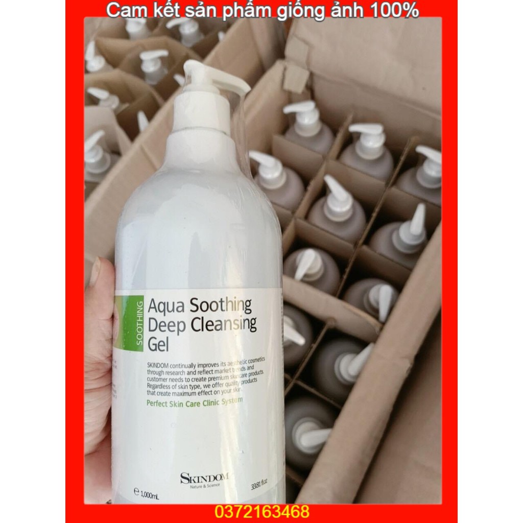 Nước hoa hồng SKINDOM 1000ml se khít lỗ chân lông cam kết chính hãng