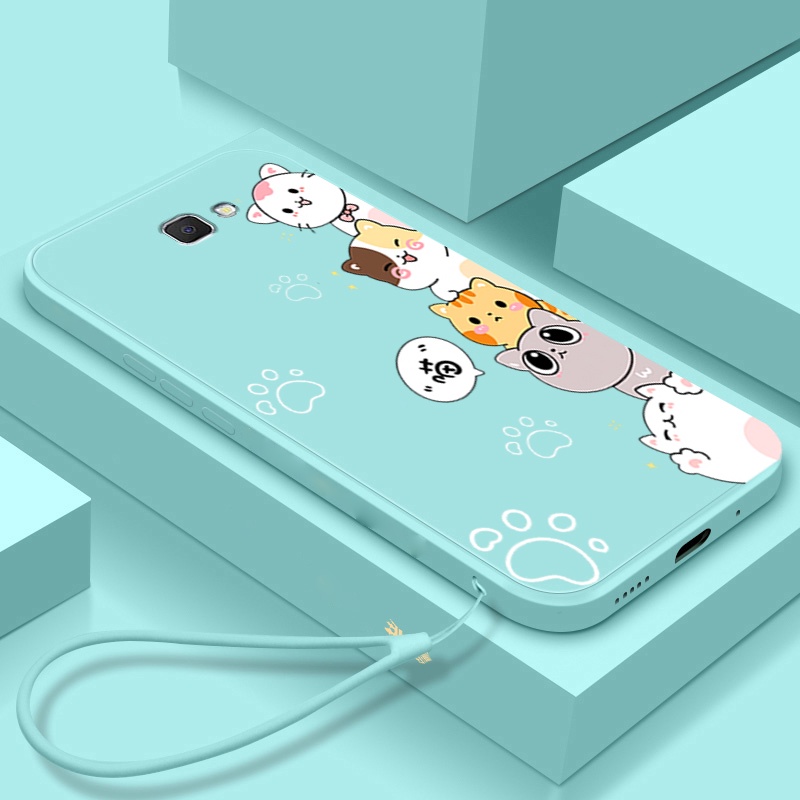 Ốp lưng samsung j7 prime samsung j4 plus j6 plus samsung j4  samsung j6  j7 pro Ốp Điện Thoại Silicon Mềm Bảo Vệ Cho samsung j7 prime samsung j4 plus j6 plus samsung j4  samsung j6  j7 pro DZMM01 viền vuông cute