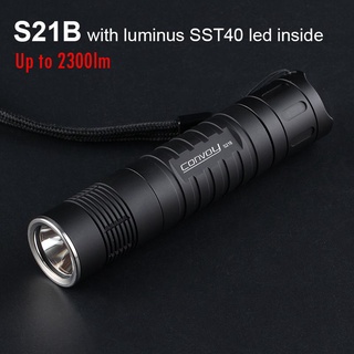 Đèn Pin Convoy S21B Kèm Đèn Led SST40 / SFT40 EDC