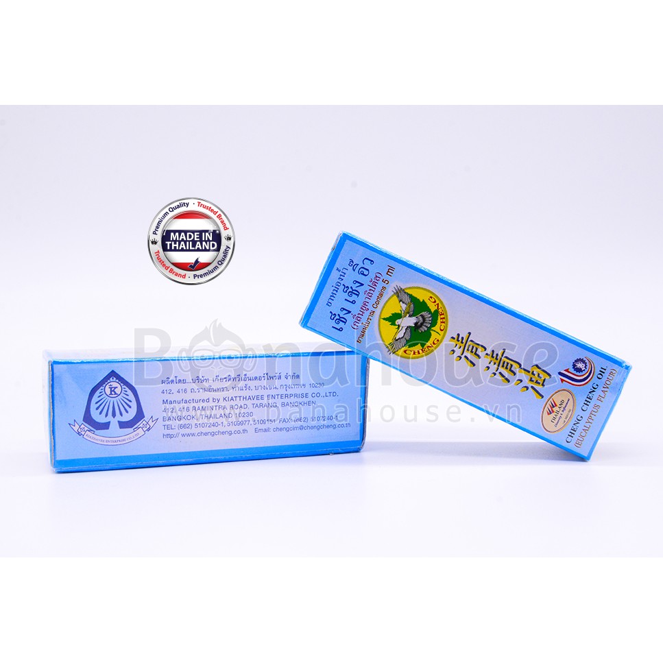 ✵Treng✵ Dầu Gió Cheng Cheng OiL 5ml (Xanh)