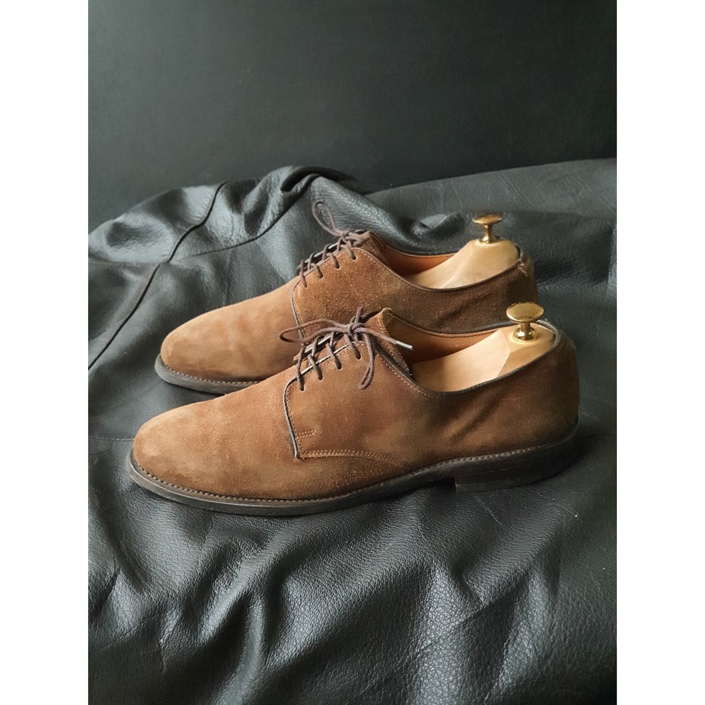 Giày tây da lộn Allen Edmonds size 39.5 fix 40 thon cực đẹp (giay2hand)