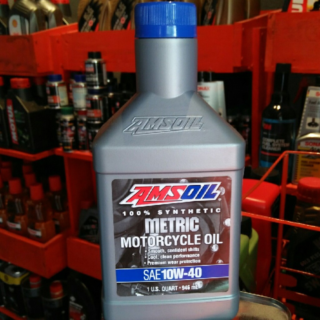 ( Có Nhớt Lẽ) Nhớt nhập khẩu mỹ 100% amsoil metric 10w40 - Dầu nhớt xe máy chamsocxestore