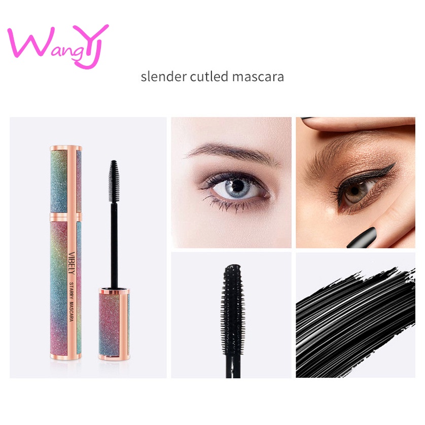 [Hàng mới về] Mascara Vibely 4D chống nhòe kháng nước lâu trôi thiết kế vỏ lung linh