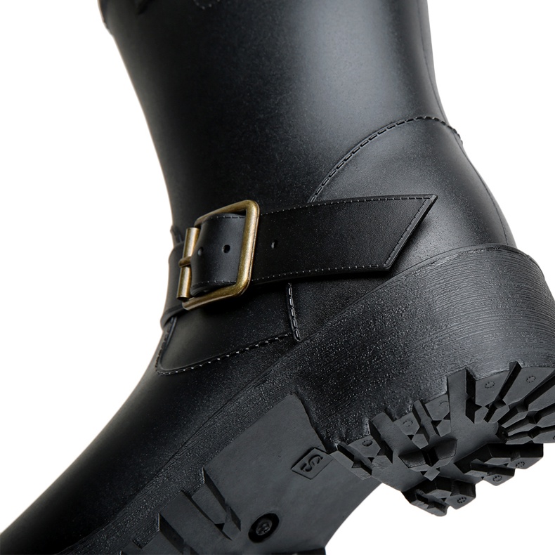 Boots giày đen cosplay Rachel Gardner Ray angel of death