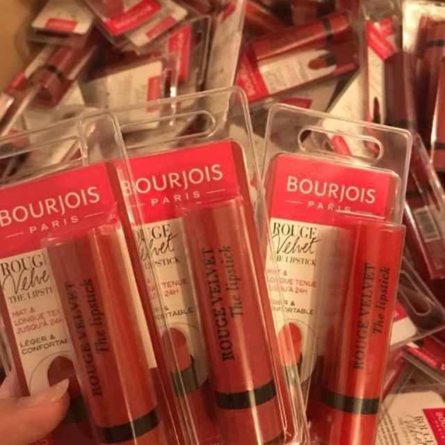 Son Bourjois thỏi Rouge Velvet The Lipstick 😍