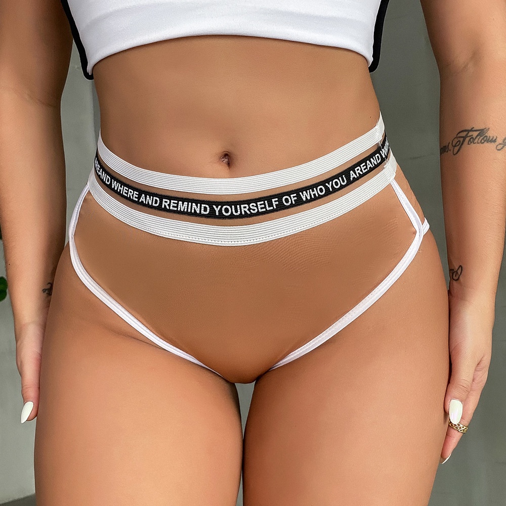 DUNEA Quần Short Yoga Lưng Cao In Chữ Thời Trang L0325