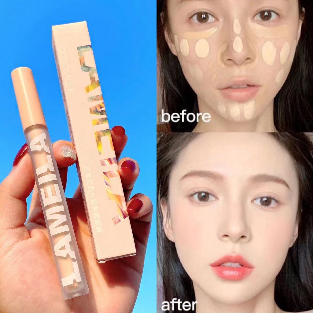 Kem Nền Che Khuyết LAMEILA Mềm Mịn Điểm Quầng Thâm Hiệu Quả Dễ Tán Bám Da Tốt Hàng