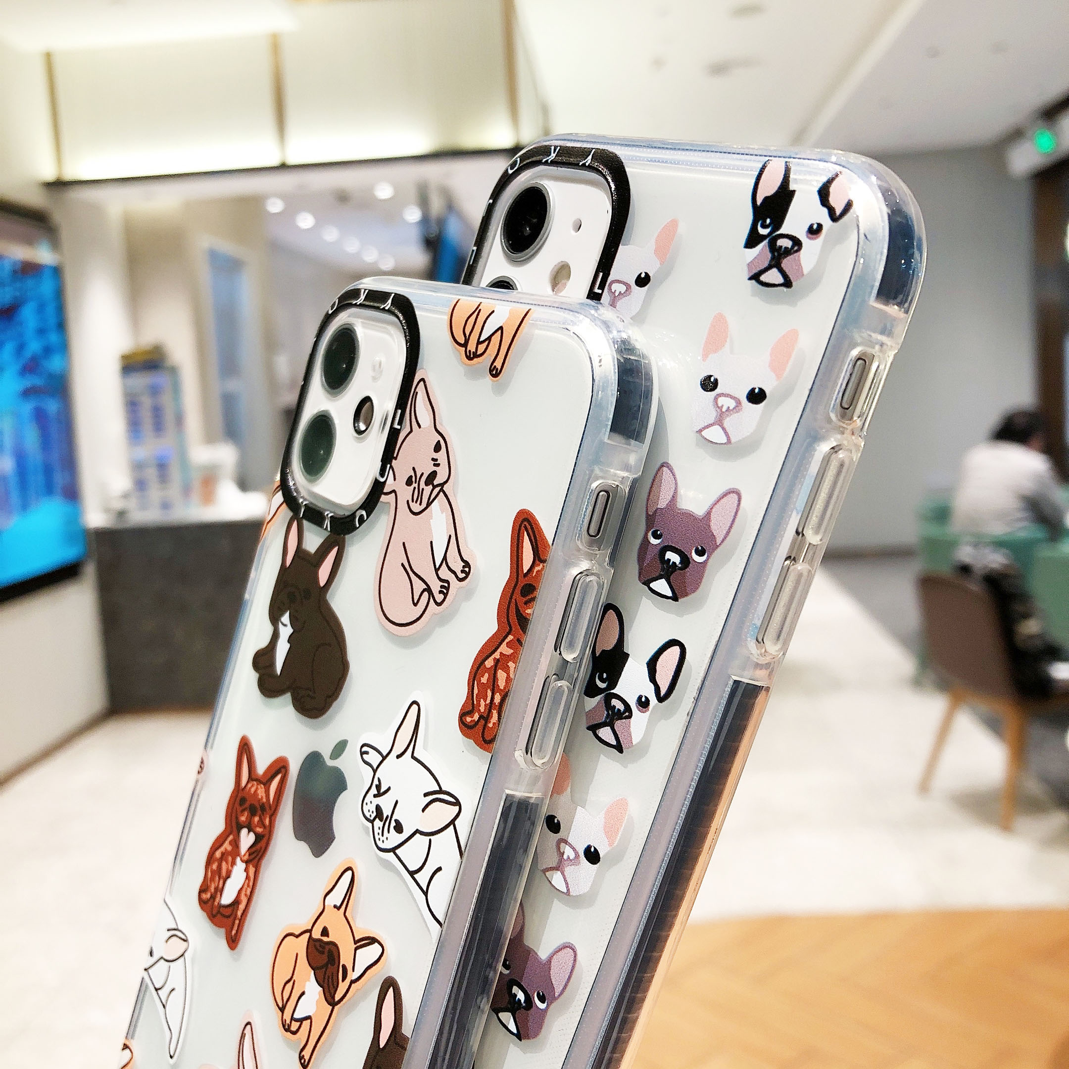 Iphone 12 11 Pro Max Se 2020 Xs Max Xr 6s 8 7 Plus 12 Mini ốp điện thoại Tpu Chống Sốc Trong Suốt In Hình Chú Chó Dễ Thương Cho | BigBuy360 - bigbuy360.vn