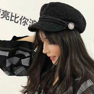 Nón Newsboy dạ kim tuyến loại 1