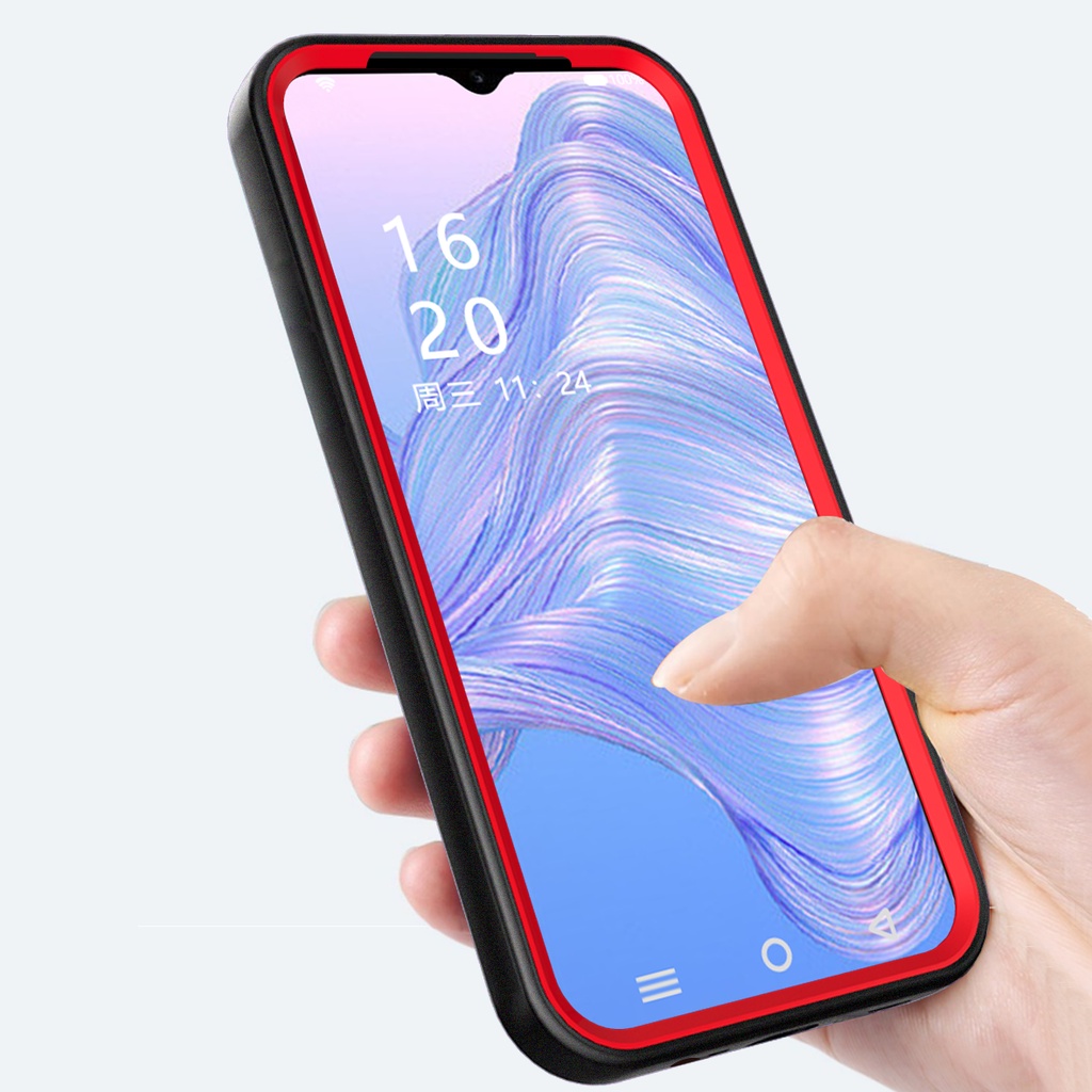 Ốp Điện Thoại Silicone Hai Màu Kẹo Cho Realme C21Y C25Y C12 C25 C25S C11 2021 C20 C20A C21