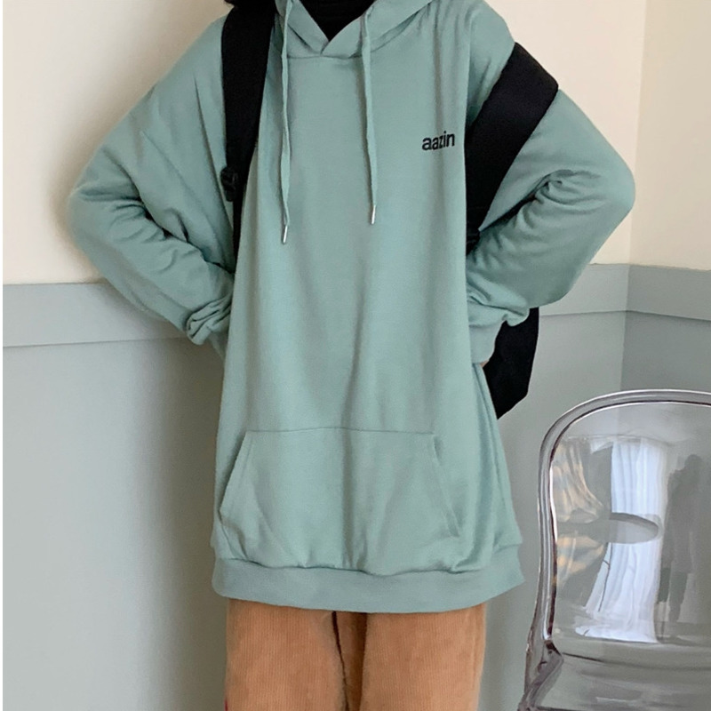 Áo Hoodie Tay Dài Dáng Rộng Phong Cách Hàn Quốc Thời Trang Mùa Thu 186006 | BigBuy360 - bigbuy360.vn