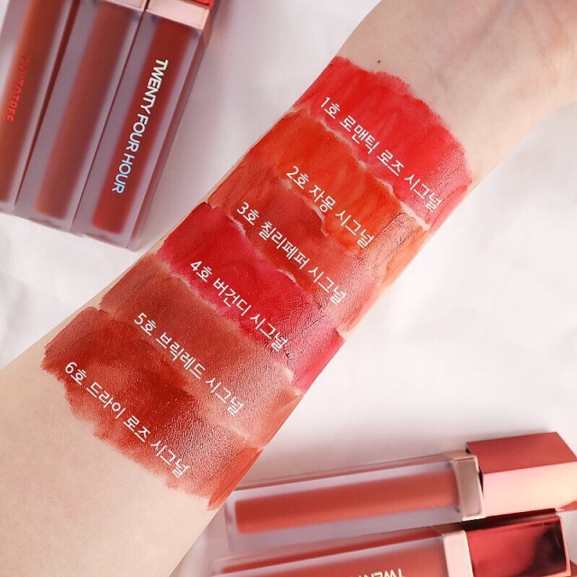 Son Kem Lì 💖FREESHIP💖 Son Kem Lì Phytotree Twenty Four Hour Velvet Tint | Thế Giới Skin Care