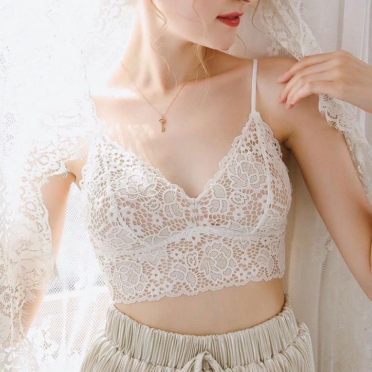 Áo Bra Ren Hoa 2 Dây Phong Cách Hàn Sexy mã 992,