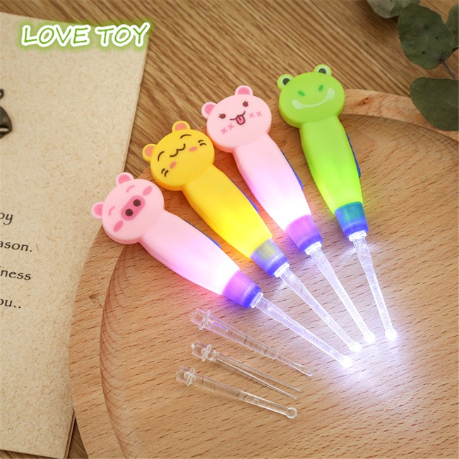 Vịnh Nkodok Phim hoạt hình Hình có thể tháo rời Công cụ làm sạch tai có thể tháo rời Ráy tai Muỗng lấy ráy tai