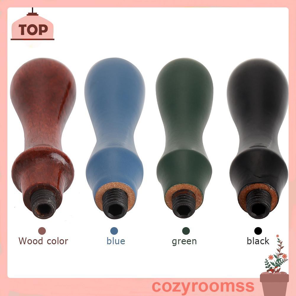 Tay cầm con dấu đóng sáp bằng gỗ phong cách vintage