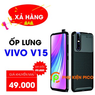 Ốp lưng Vivo V15 da mềm chống sốc - Ốp lưng Vivo V15 chống sốc bảo vệ camera