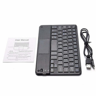 Touchpad/ Normal Version Portable keyboard computer keyboards Mini Bluetooth Wireless Keyboard with Touchpad Mouse  for Android IOS Tablet