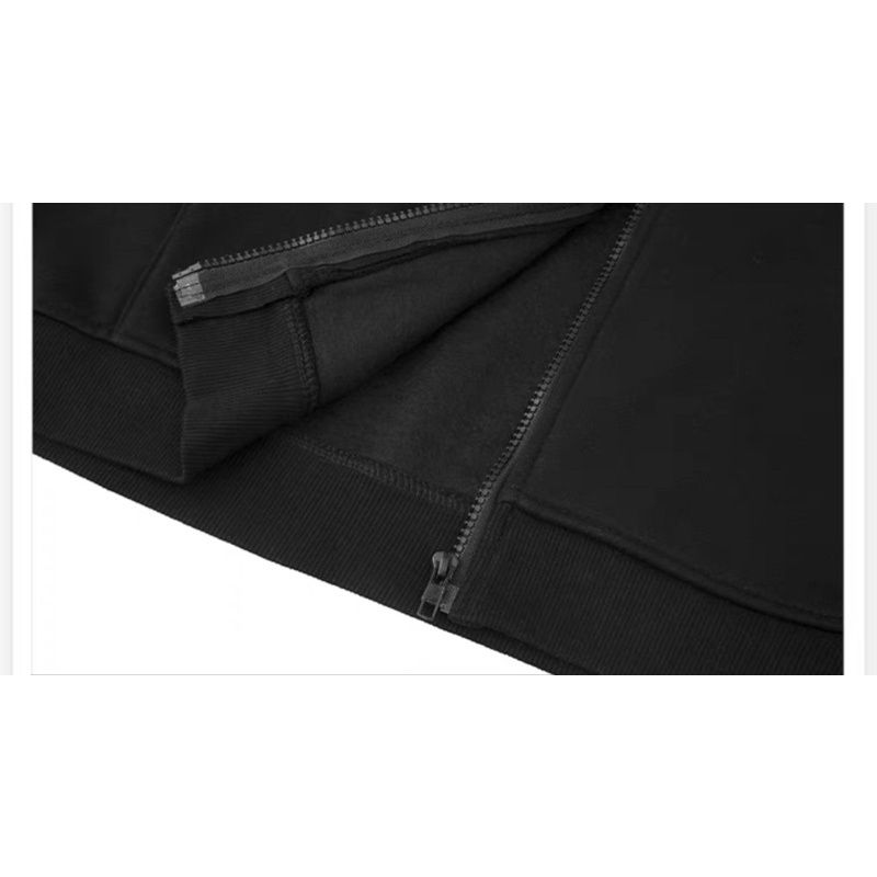 [CHÍNH HÃNG + DEAL SỐC] Áo hoodie zip nỉ lót lông cao cấp ulzzang nam nữ basic 3 màu gắn tag | BigBuy360 - bigbuy360.vn