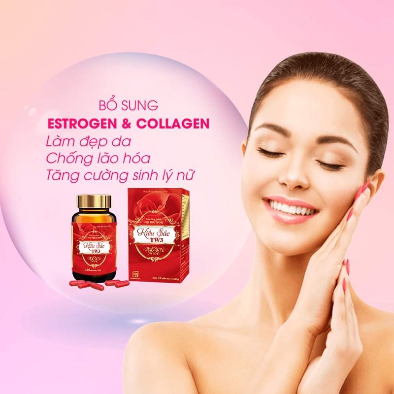 ✅ Kiều Sắc TW3 giúp tăng cường nội tiết tố nữ,giảm các triệu chứng của thời kỳ tiền mãn kinh