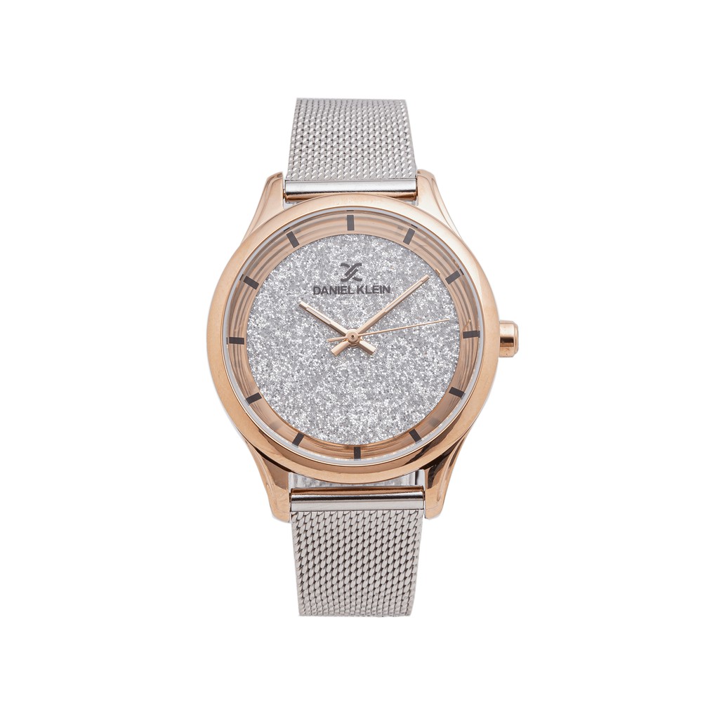 Đồng hồ nữ Daniel Klein Sparkling Demi Sliver-Gold DK5314 - Lamy watch