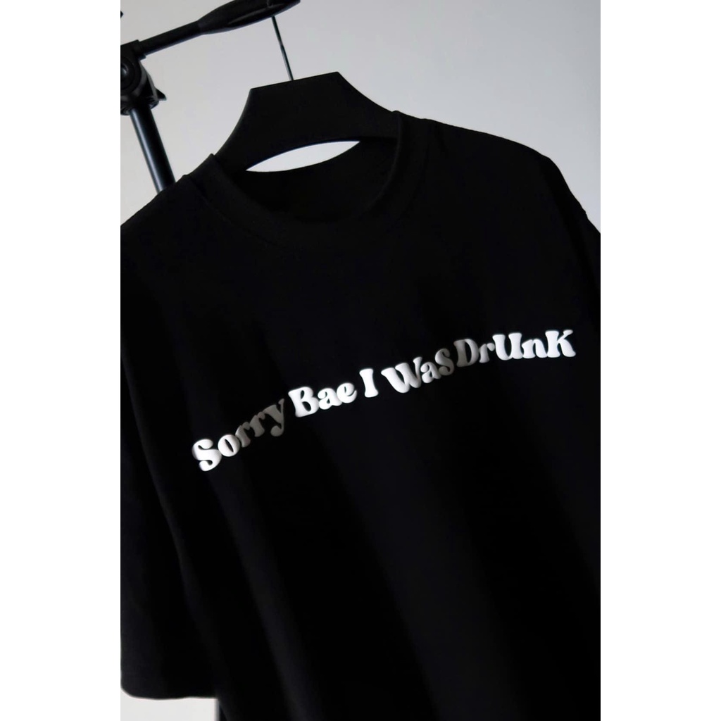 Áo thun unisex sorry bae basic tee phom rộng tay lỡ dành cho nam nữ shophienmai MT9