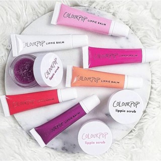 [TÁCH SET] COLOURPOP Son dưỡng môi bóng Lippie Balm, Tẩy tế bào chết môi Lippie Scrub