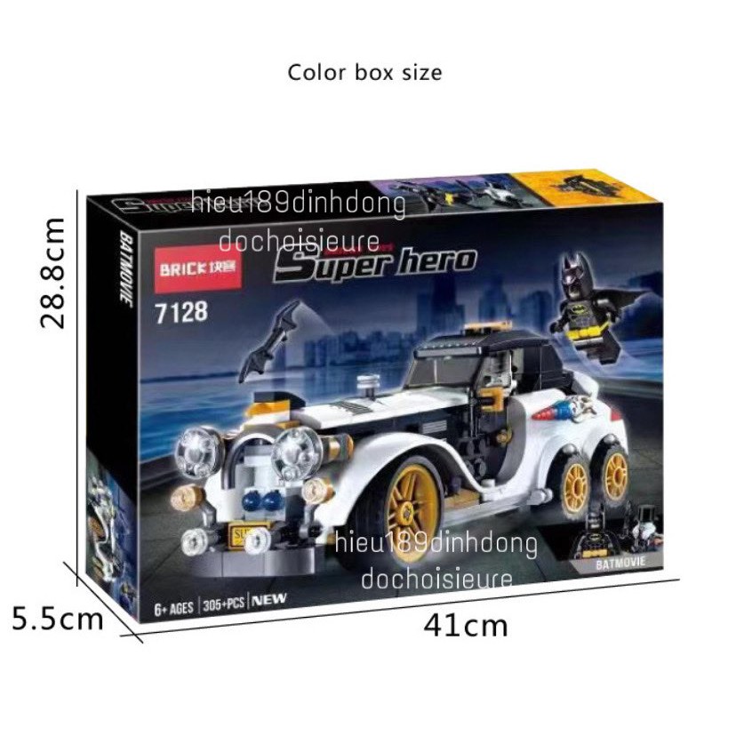 Lắp ráp xếp hình 7128 : Xe Arctic Roller Limo của Penguin