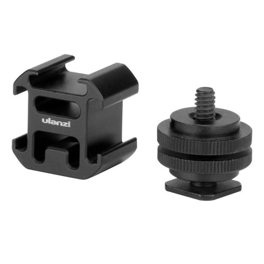 Ulanzi PT-3S - Ngàm Mở Rộng Cold Shoe Mount Gắn Thêm Phụ Kiện  - Hàng Chính Hãng