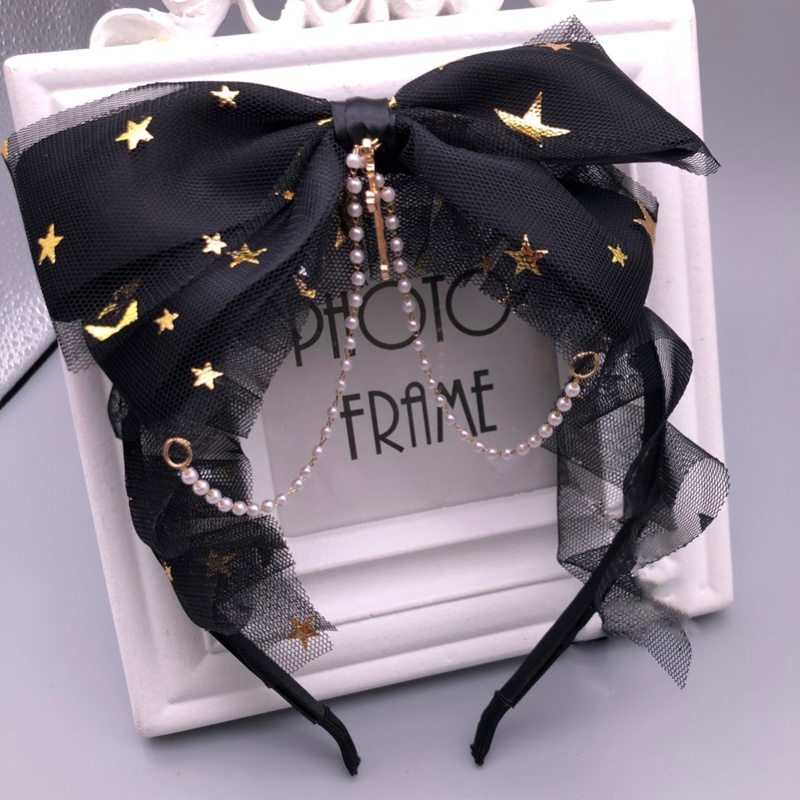 Kẹp Tóc Đính Nơ Bướm Phong Cách Lolita Dễ Thương Dùng Làm Đạo Cụ Chụp Ảnh Đám Cưới