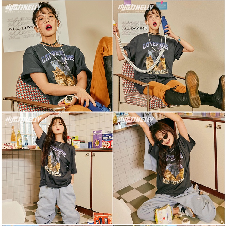 Áo phông Nelly Heybig tay ngắn - CatVengers