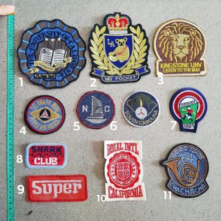 [Mua 4 tặng 1] Sticker lô gô , patches ủi , miếng thêu dán vào quần jean , áo khoác