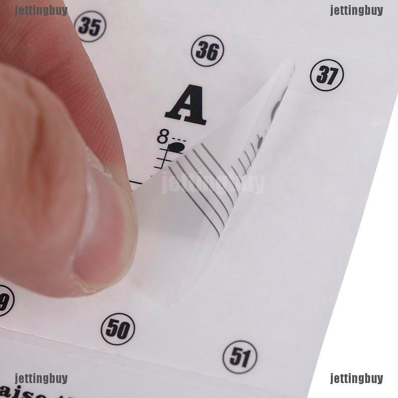 JETTING Sticker dán phím đàn piano và dòng chữ cho 49 61 76 88