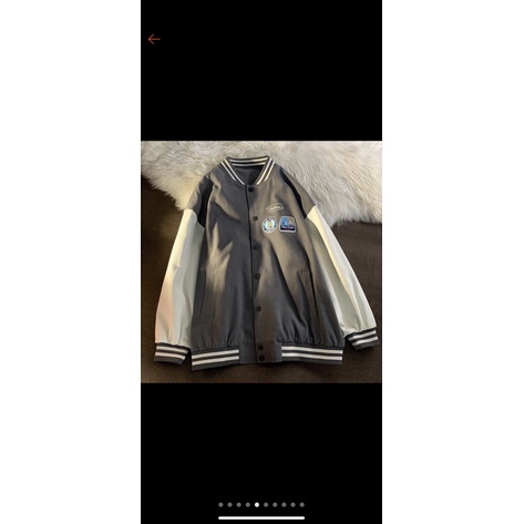 (HCM) ÁO KHOÁC NỈ BÓNG CHÀY PHONG CÁCH BOMBER THỜI TRANG HOTTREND - GENZ HÀN QUỐC CỰC CHẤT KME FASHION