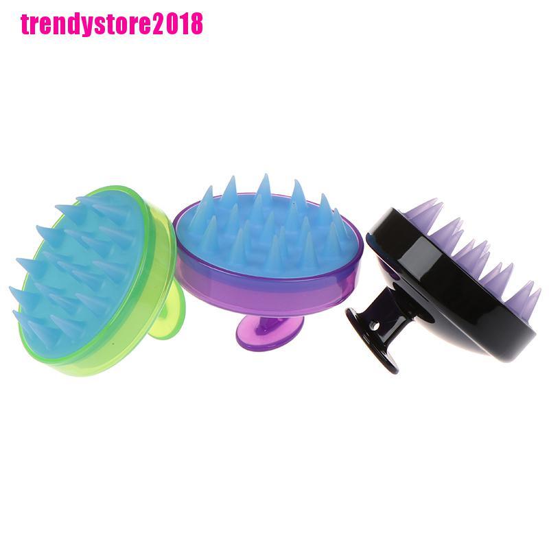 1 Bàn Chải Silicone massage Da Đầu Khi Tắm