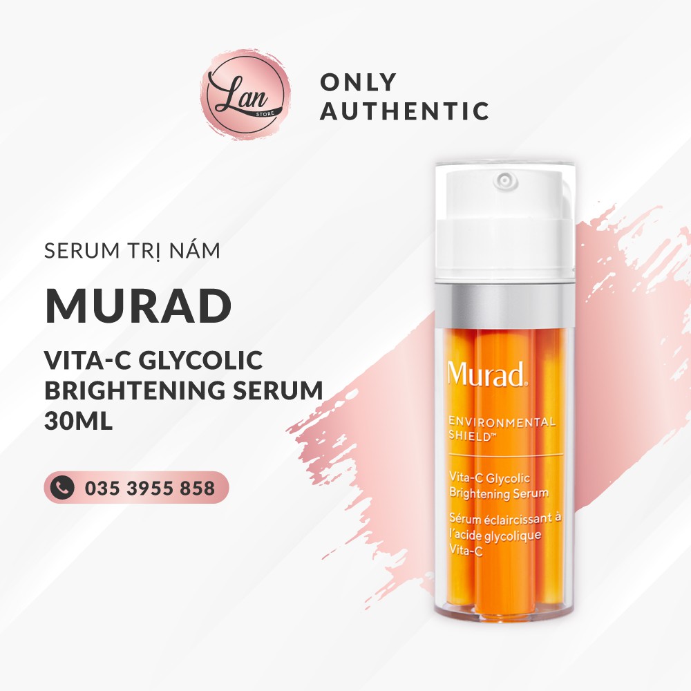 Serum Bật Sáng Tông Da Mờ Thâm Nám Murad Vita-C có tem date t7.2023