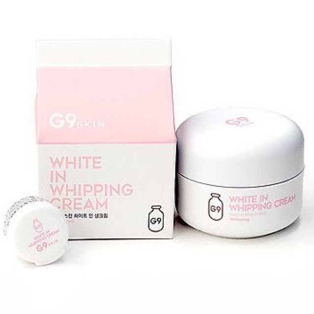 Combo 2 hộp kem dưỡng da G9Skin White In Whipping Cream 5g